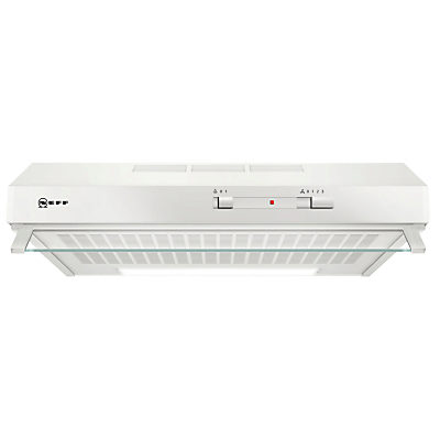 Neff D16BS01W0B Conventional Cooker Hood, White Neff D16BS01W0B Conventional Cooker Hood, White